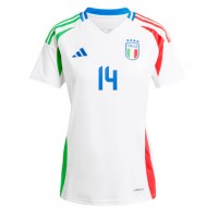 Italy Federico Chiesa #14 Replica Away Shirt Ladies Euro 2024 Short Sleeve